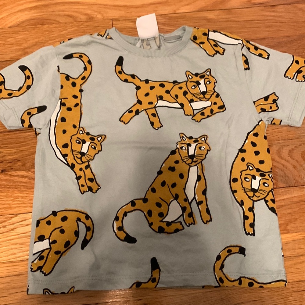 Zara boys cheetah top, 18-24 months